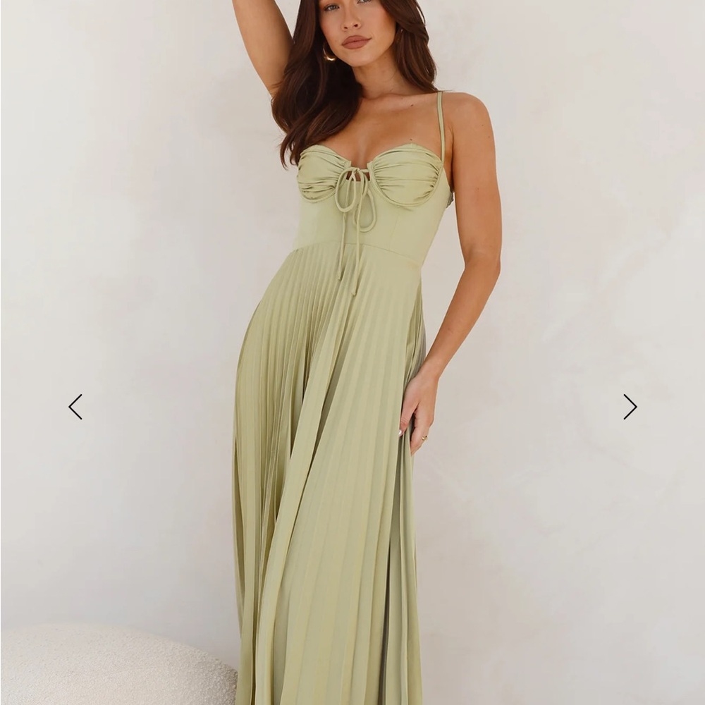 Hello Molly Sage Maxi Dress